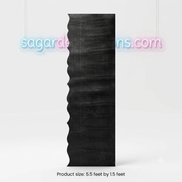 5.5 feet black rubber (tyre sole) [size- 5.5 feet X 1.5 feet] heavy rubber size - 66”inch by 18” inch