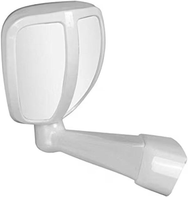 Fortuner Mirror Bonnet Mirror White Colour heavy Quality with Adjustable