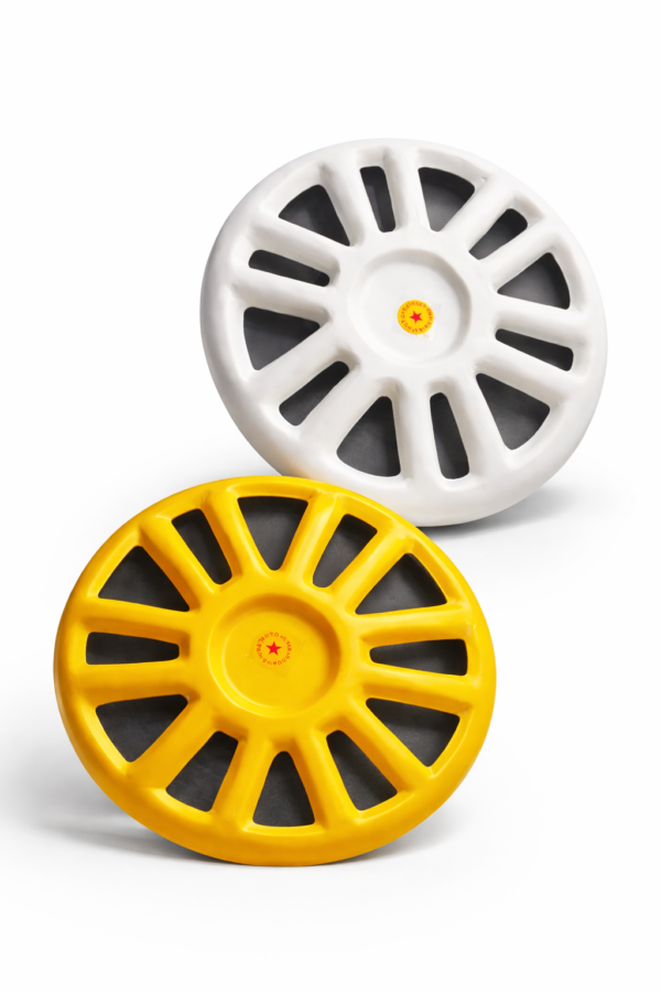 391c5464-875a-4156-b158-57febee80aa0 White Wheel cap (hard & heavy fibre) R-15 tyre size for bolero, ashok Leyland bada dost, cruiser and all 15” inch tyre size {2 - pis} सफेद व्हील कैप (हार्ड और हेवी फाइबर) R-15 टायर साइज, बोलेरो, अशोक लेलैंड बड़ा दोस्त, क्रूजर और सभी 15” इंच टायर साइज के लिए {2 - पीस}