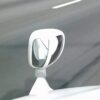 Fortuner Mirror Bonnet Mirror White Colour heavy Quality with Adjustable