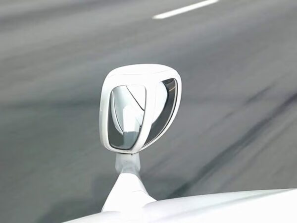 Fortuner Mirror Bonnet Mirror White Colour heavy Quality with Adjustable