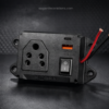 Kobra Micro Converter Fast Charger (12/24 volt Common) 3 pin + usb + c type