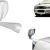 Fortuner Mirror Bonnet Mirror White Colour heavy Quality with Adjustable