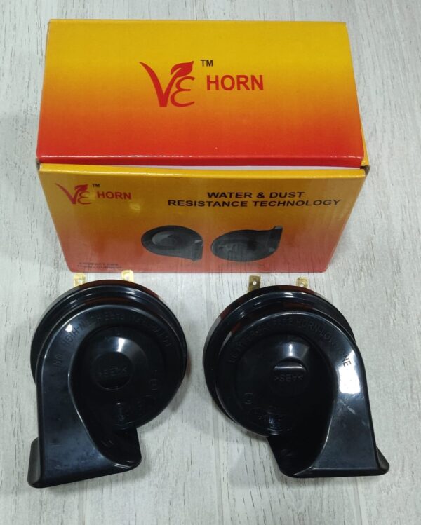 VE Creta Horn Best Quality, water and dust proof, Loud and clean sound with ABS technology. {12volt}