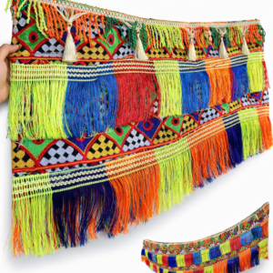 Jodhpuri jhalar with 3 leases for truck decorations. [Size - 7 feet X 1 feet] जोधपुरी झालर 3 लेस वाली, डेकोरेशन के लिए, [साइज- 7 फिट X 1 फिट]