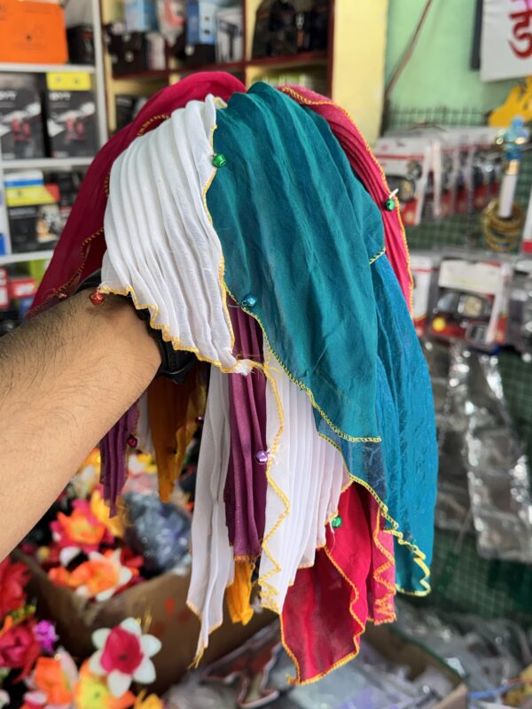 Chote rumal, ghungru rumal, choti chindi / ribbin (12 pis) घुंगरू रूमाल, घुंगरू चिंदी, रूमाल (12 - पीस)