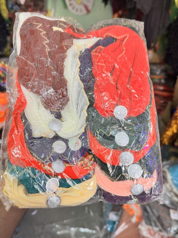 Chote rumal, ghungru rumal, choti chindi / ribbin (12 pis) घुंगरू रूमाल, घुंगरू चिंदी, रूमाल (12 - पीस)