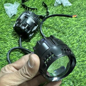 Moto Power fog lamp - with Red  devil DRL white & Yellow {12volt 24volt common} किसी भी गाड़ी में लग जाएगा!