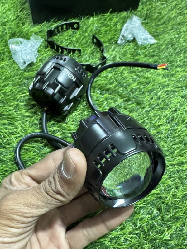 Moto Power fog lamp - with Red  devil DRL white & Yellow {12volt 24volt common} किसी भी गाड़ी में लग जाएगा!