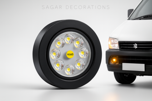 Maruti Eeco Fog Lamp, Bright White Focus with Blue DRL parking light