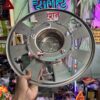 Multi  Colour CP Steel Wheel cap For R-15 (5 bolts) tyre size Waterproof, durable and with proper welding material. [2 - Pis] || मल्टी कलर वाले CP स्टील व्हील कैप R-15 टायर साइज के लिए 5 बोल्ट वाले डिस्क में लग जायेगा. {2 पीस}