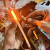 img_1556 Bike tail light LED, Break light for motorcycle - Red, Blue, Orange flashing