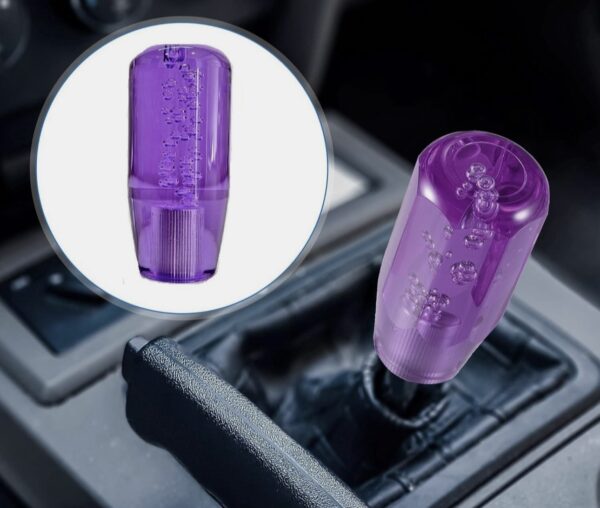 screenshot-38 10cm Car Gear Stick Crystal Transparent Bubble Gear Shift
Handle with 3 Adaptors Gear Knob (Purple)