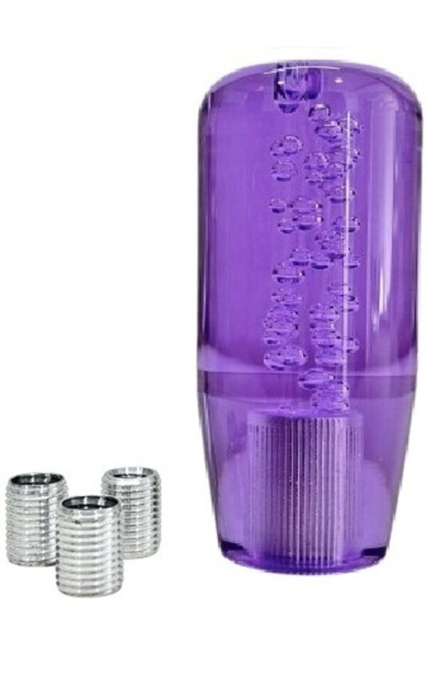 screenshot-36 10cm Car Gear Stick Crystal Transparent Bubble Gear Shift
Handle with 3 Adaptors Gear Knob (Purple)