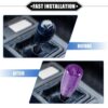 screenshot-37 10cm Car Gear Stick Crystal Transparent Bubble Gear Shift
Handle with 3 Adaptors Gear Knob (Purple)