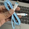 C type to C type 3 feet heavy duty cable for fast charging. C टाइप टू C टाइप 3 फीट हेवी केबल, आपके फ़ोन को फ़ास्ट चार्ज करने के लिये.