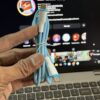C type to C type 3 feet heavy duty cable for fast charging. C टाइप टू C टाइप 3 फीट हेवी केबल, आपके फ़ोन को फ़ास्ट चार्ज करने के लिये.