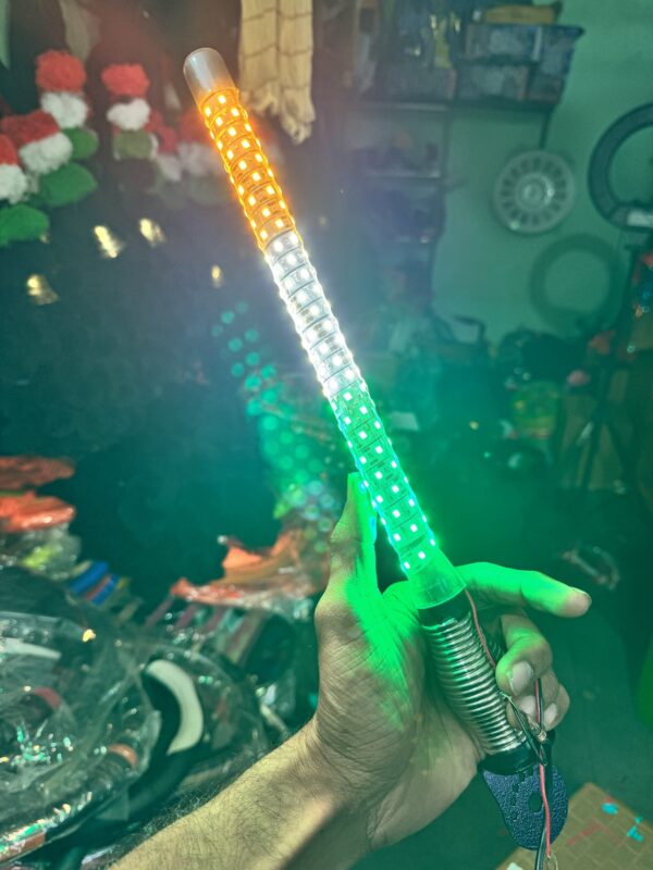 Tiranga Rod Antenna / with 100% waterproof LED Light (12 volt)