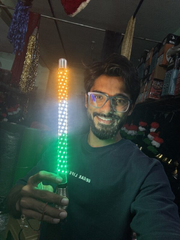 Tiranga Rod Antenna / with 100% waterproof LED Light (12 volt)