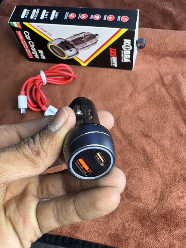 img_1817 Kobra KAM-23 Fast🔋charger for cars and socket charging / 12/24 volt common very Fast💨 कोबरा कार चार्जर, फ़ास्ट चार्जिंग टेक्नोलॉजी के साथ (12/24 वोल्ट कॉमन) 30 मिनट में फुल🔋चार्ज करदेगा💨