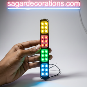 4 box police light {4 - pis} 12volt / 4 बॉक्स वाली पुलिस लाइट {4 पीस आयेगा} 12वोल्ट में