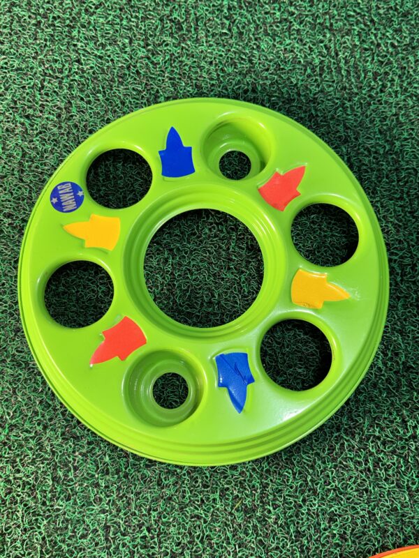 6 Hole Wheel cap Green Colour/ Full Heavy Metal and pre Quality ( set of - 2 pis)