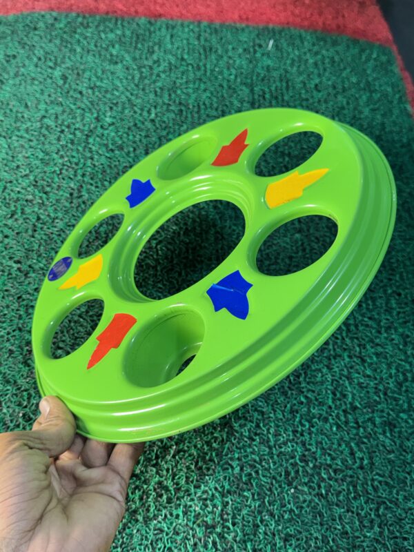 6 Hole Wheel cap Green Colour/ Full Heavy Metal and pre Quality ( set of - 2 pis)