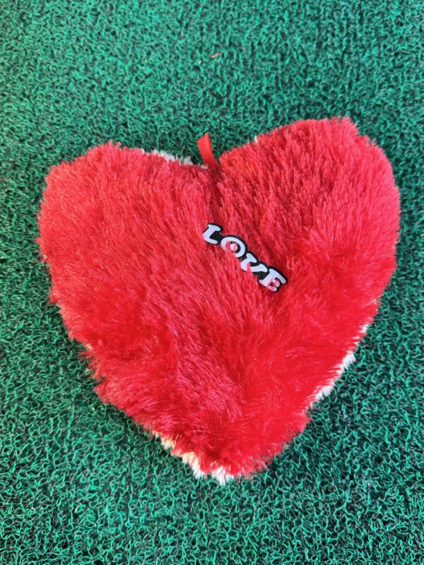 😍Double Colour Heart (Dil) Red + Cream Colour, soft and spongy❤️