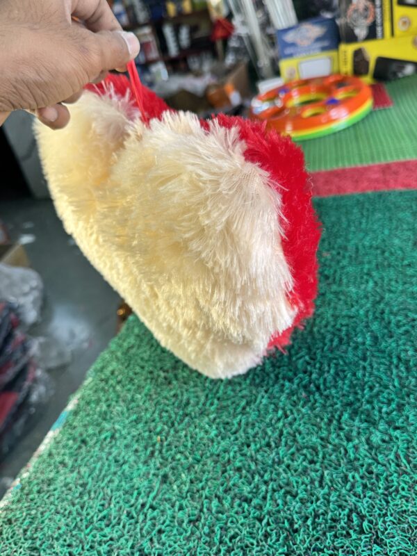 😍Double Colour Heart (Dil) Red + Cream Colour, soft and spongy❤️