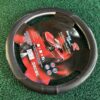 Leather Steering cover  “M size” heavy leather premium Quality stitching (Black)
