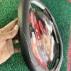 Leather Steering cover  “M size” heavy leather premium Quality stitching (Black)