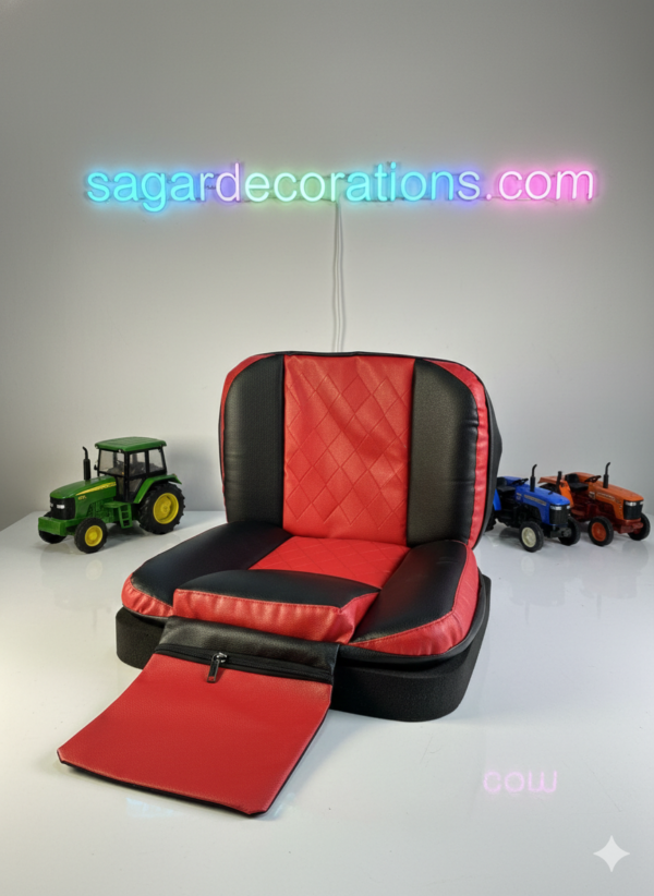 img_1988 High Foam (5 Inch) Seat Cover For tractors🚜 ( John Deer, Mahindra Arjun, Swaraj, Kubota, Sonalika) ट्रैक्टर सिट कवर लगभग सभी ट्रैक्टरों में लग जाएगा, 5 इंच हाई क्वॉलिटी फोम के साथ