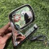 Bonnet mirror with chrome finish universal fitting