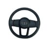 Leather Steering cover  “M size” heavy leather premium Quality stitching (Black)