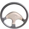 Leather Steering cover L size, heavy leather premium Quality stitching