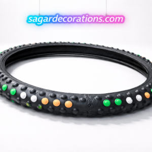 2509042c-c82e-4898-ad4e-2b7ba6880fdb-4 “T” Size Button Steering Cover, with soft buttons grip and rubbery material. For Arjun 555/605 / (SIZE - 17”)