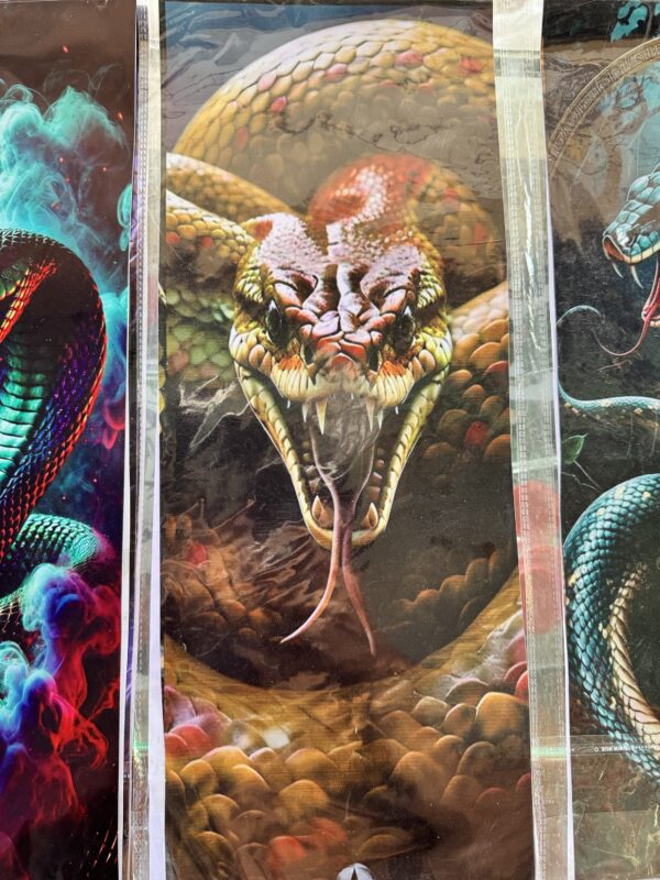 Vinyl Sticker (The Snake🐍) 100% waterproof and self adhesive, (2 pis) for 2 sides (size - 18” inch X 7” inch)