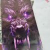Vinyl sticker (The Wolf🐺) 100% waterproof and self adhesive (2 pis) for 2 side (size - 18” inch X 7” inch)