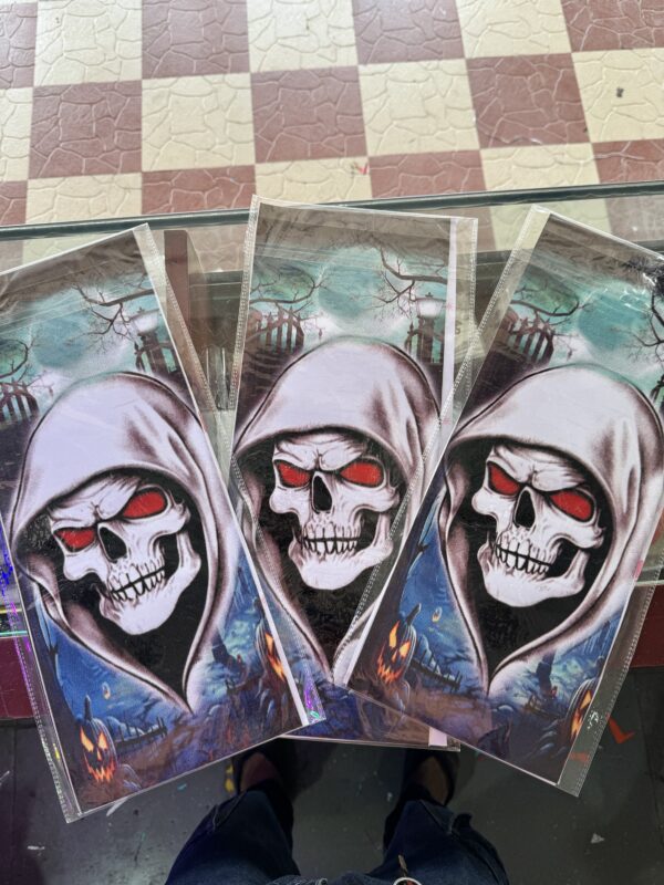 Vinyl sticker (skeleton💀) 100% waterproof and self adhesive ( 2 pis ) for 2 sides (size - 18” inch X 7” inch)