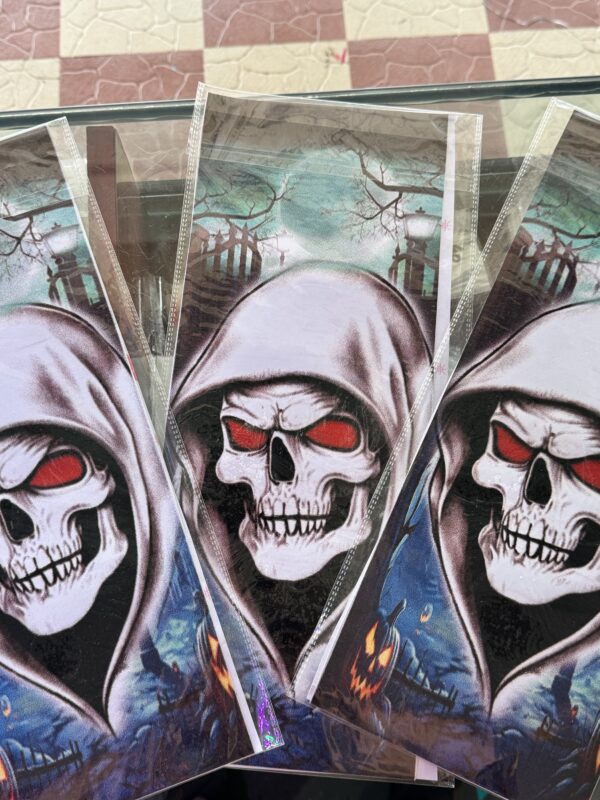 Vinyl sticker (skeleton💀) 100% waterproof and self adhesive ( 2 pis ) for 2 sides (size - 18” inch X 7” inch)