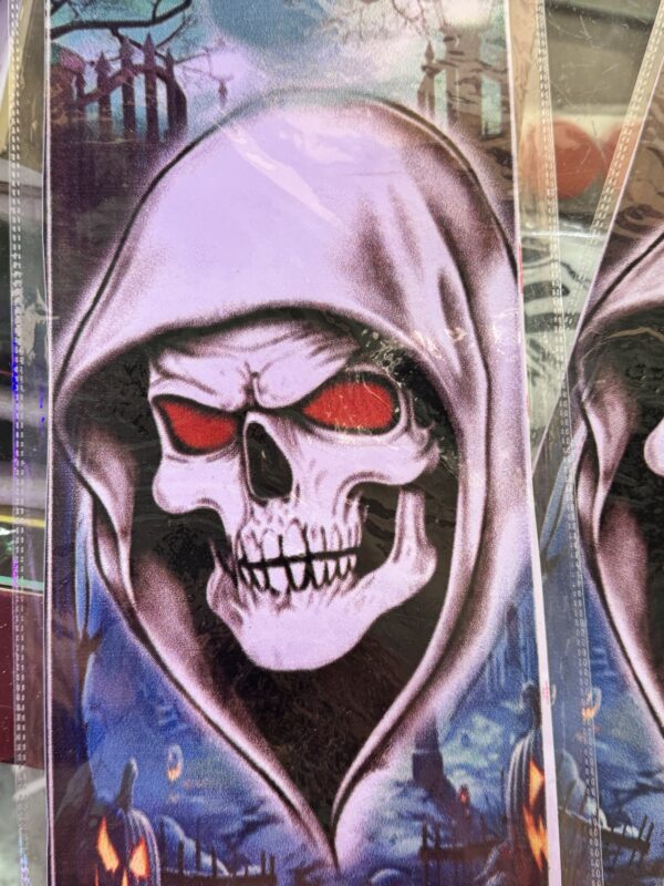 Vinyl sticker (skeleton💀) 100% waterproof and self adhesive ( 2 pis ) for 2 sides (size - 18” inch X 7” inch)