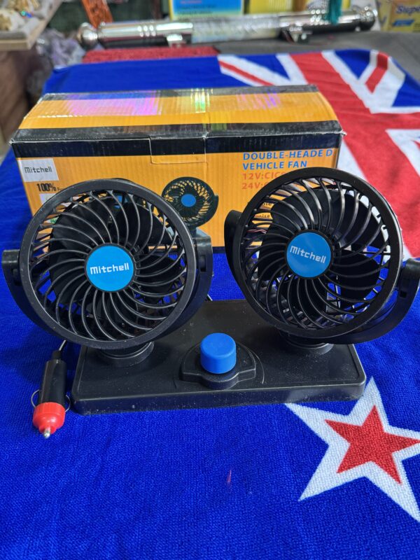 Mitchel Double Head Fan, Heavy Quality, 3 Air Speed Controller