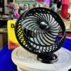 Bosco Fan 6” {24 volt} (2 बैटरी से चलता है-24 वोल्ट) Unbreakable fiber body, copper motor, and very low noise technology.