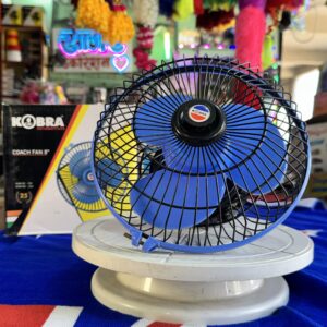 img_2270 Kobra Coach Fan 8” inch {12 volt} 3 blade fan Best Air Flow Technology ( copper Motor)