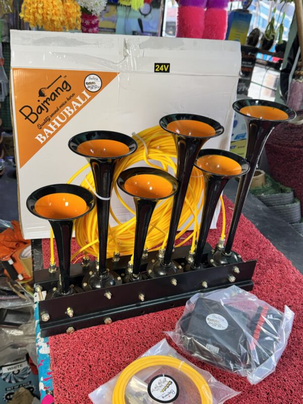 Bahubali Bajrang Horn {24 volt} (20 top songs)  बाहुबली बजरंग हॉर्न {24 वोल्ट} “Original”