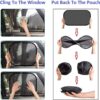 Car Side Windows Universal Fit for Car Sun Shade (Black) (Pack of 2) (2 पीस आयेगा)