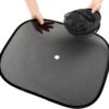 Car Side Windows Universal Fit for Car Sun Shade (Black) (Pack of 2) (2 पीस आयेगा)