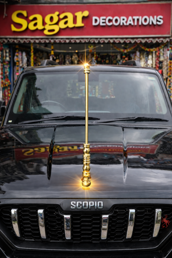 Golden Rod for Bonnet Show Rod / Golden colour rod / Soneri Color (size - 30 CM) / Bonnet Rod / Bonat Rod