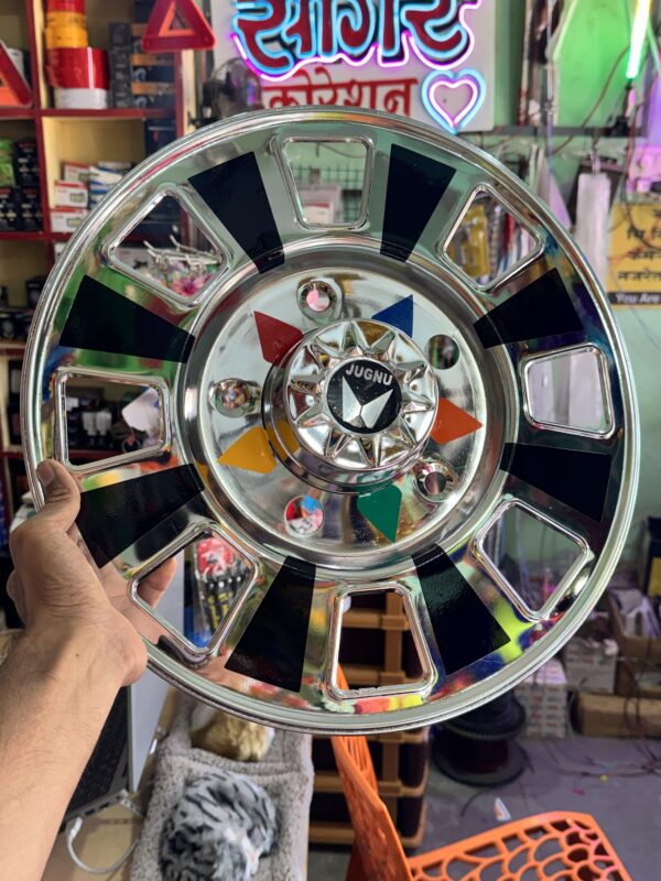 R-16” inch CP Steel Wheel cap (2 pis) Full 16” inch size and heavy proper welding cups