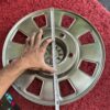 R-16” inch CP Steel Wheel cap (2 pis) Full 16” inch size and heavy proper welding cups